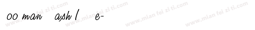 Bookman Swash ITC Me字体转换